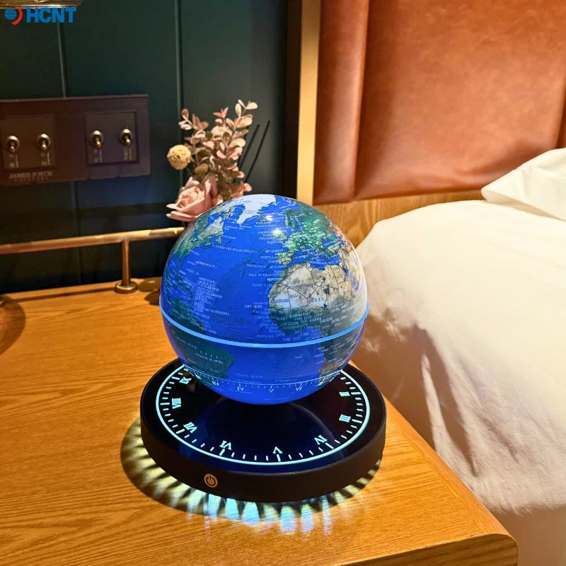 Floating Globe Magnetic Levitating Globe with LED Light Globe World Map for Home Office Decor Cool Tech Gift for Kids Teacher