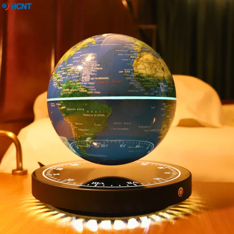 Floating Globe Magnetic Levitating Globe with LED Light Globe World Map for Home Office Decor Cool Tech Gift for Kids Teacher