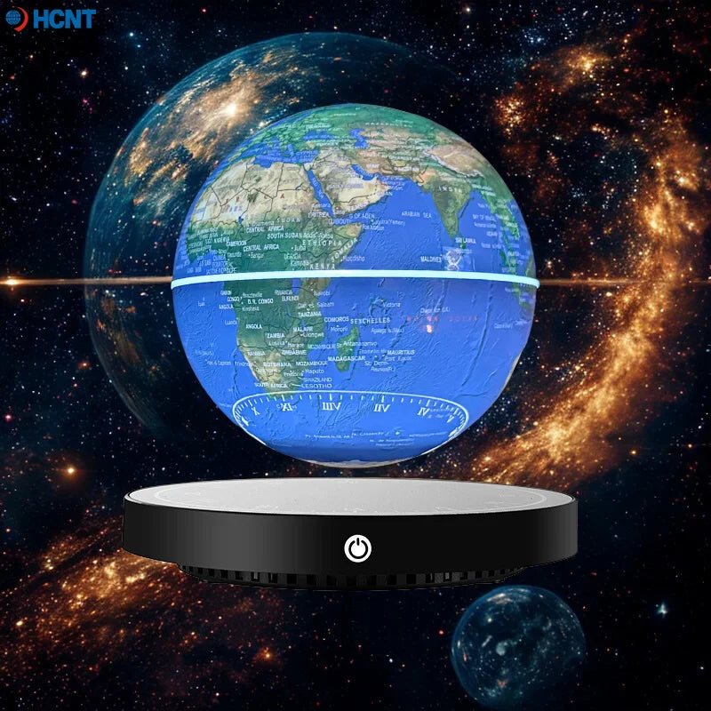 Floating Globe Magnetic Levitating Globe with LED Light Globe World Map for Home Office Decor Cool Tech Gift for Kids Teacher