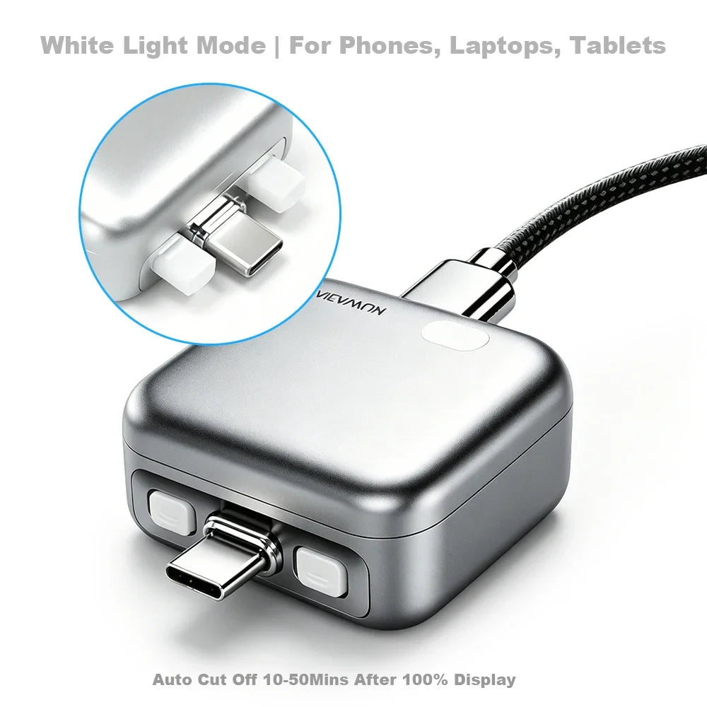 1Pcs Full Charge Auto Separation Charging Head, Type-C Smart Auto Cut Adapter, Universal Safety Charger for Daily Unattended Use