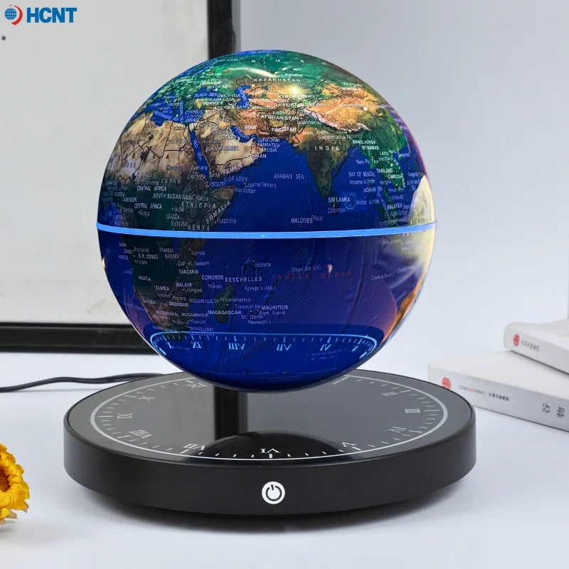 Floating Globe Magnetic Levitating Globe with LED Light Globe World Map for Home Office Decor Cool Tech Gift for Kids Teacher