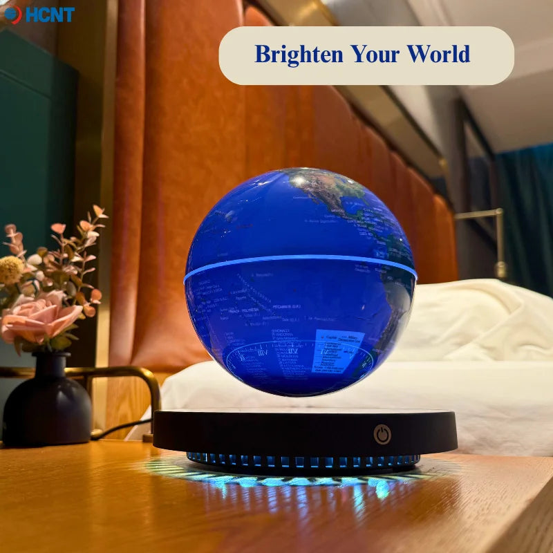 Floating Globe Magnetic Levitating Globe with LED Light Globe World Map for Home Office Decor Cool Tech Gift for Kids Teacher
