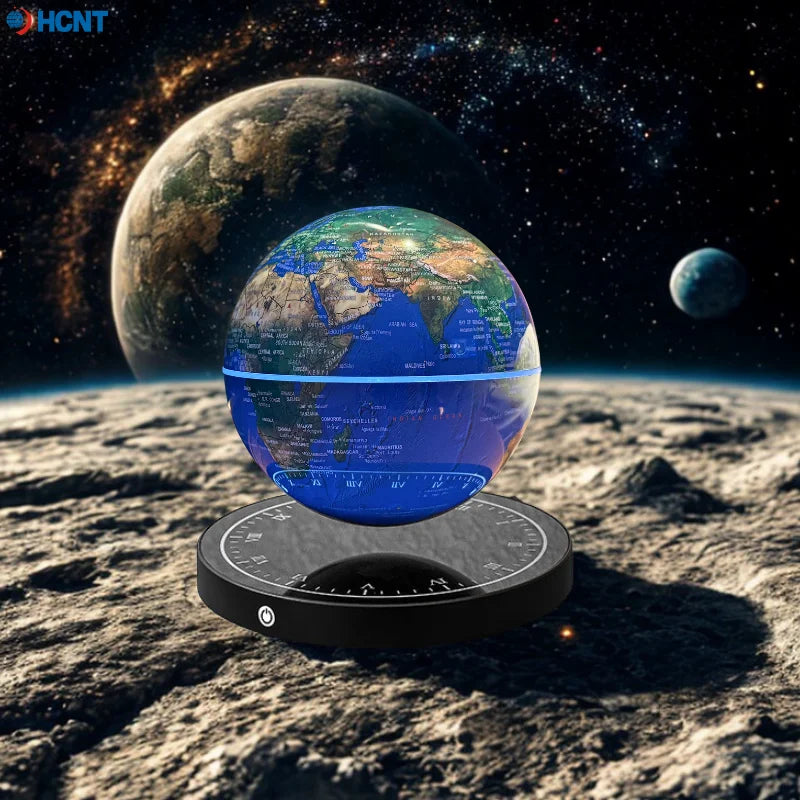 Floating Globe Magnetic Levitating Globe with LED Light Globe World Map for Home Office Decor Cool Tech Gift for Kids Teacher