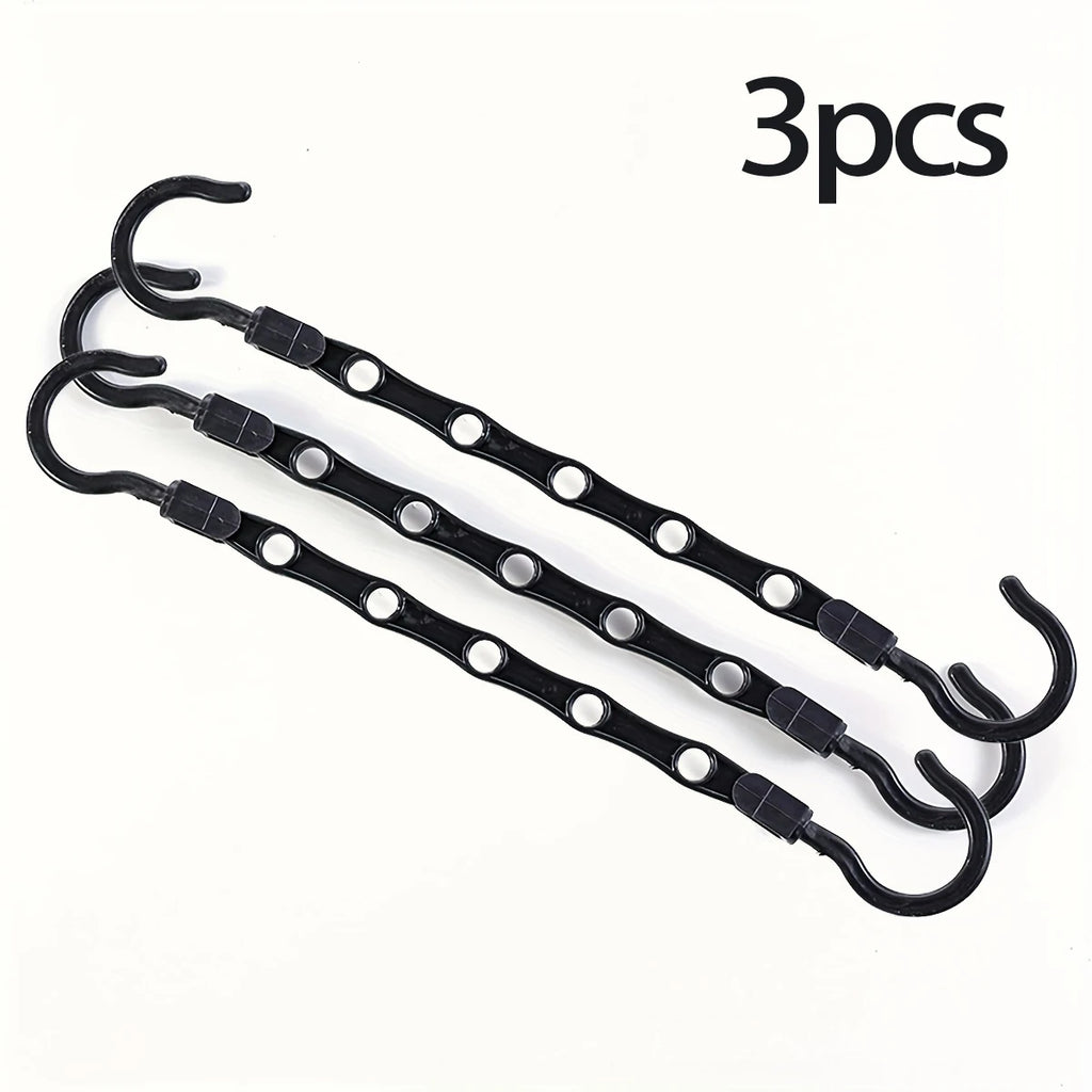 Sturdy Hanger Organizer Plastic Space Saving Hanger Smart Magic Clothes Hanger for Dorm Closet Storage Bedroom Essentials