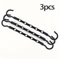 Sturdy Hanger Organizer Plastic Space Saving Hanger Smart Magic Clothes Hanger for Dorm Closet Storage Bedroom Essentials