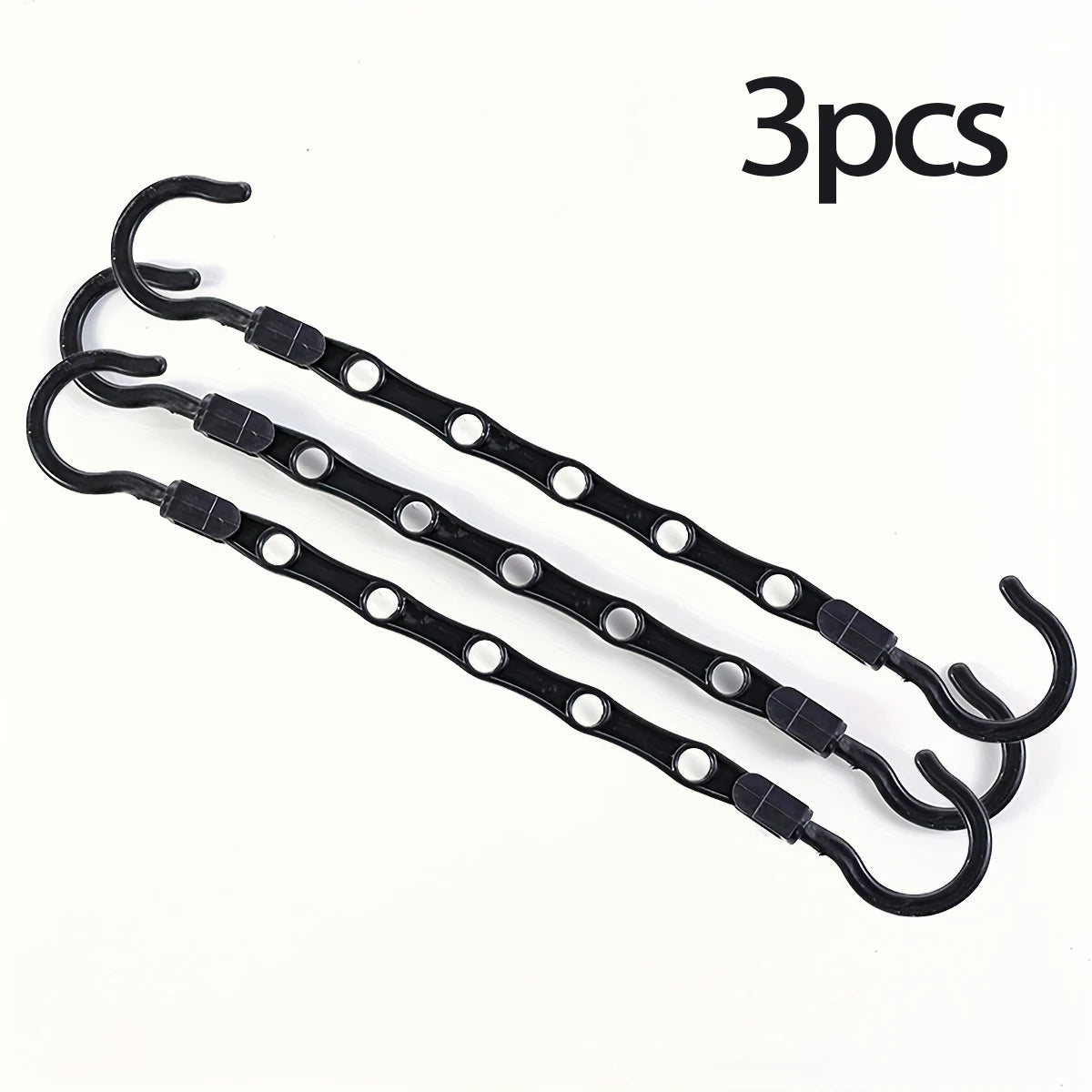 Sturdy Hanger Organizer Plastic Space Saving Hanger Smart Magic Clothes Hanger for Dorm Closet Storage Bedroom Essentials